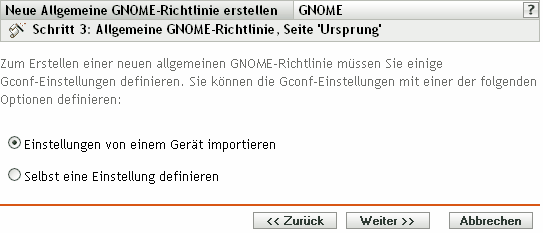 Seite Ursprung