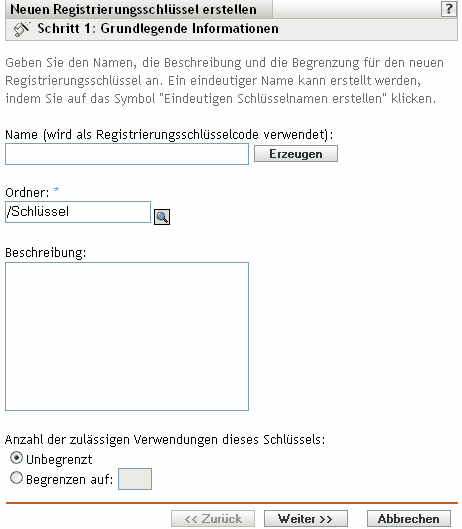 Seite Grundlegende Informationen