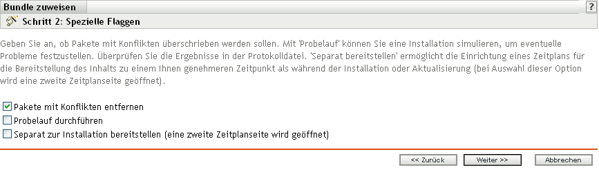 Seite "Spezielle Flaggen"