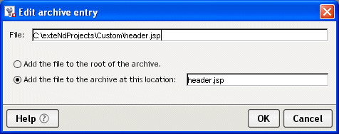 Editarchivefile