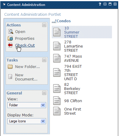 CheckOutDocument