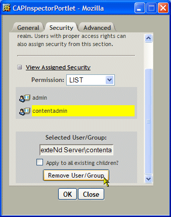 RemoveSecurityEx