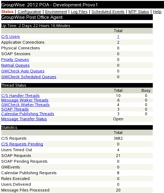 POA Web Console