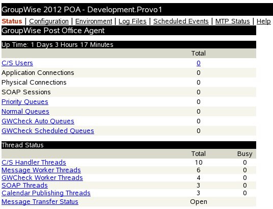 Linux POA Web Console