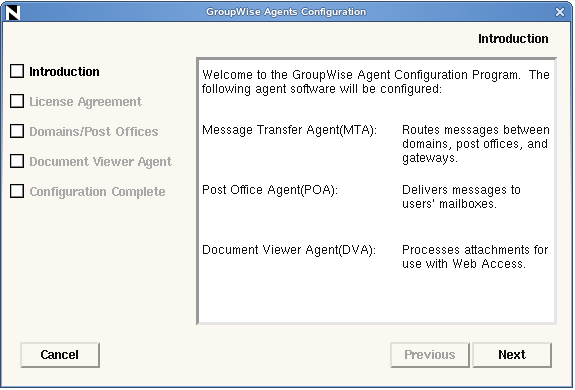 Linux Agent Configuration program