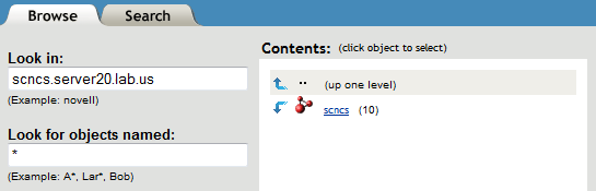 Browse page