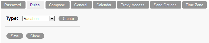 New Rule dialog box