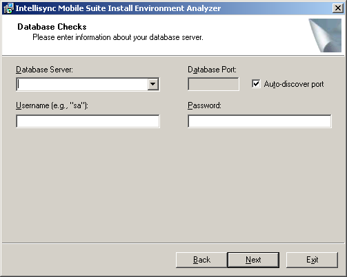 Database Checks