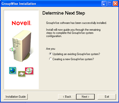 Determine Next Step dialog box
