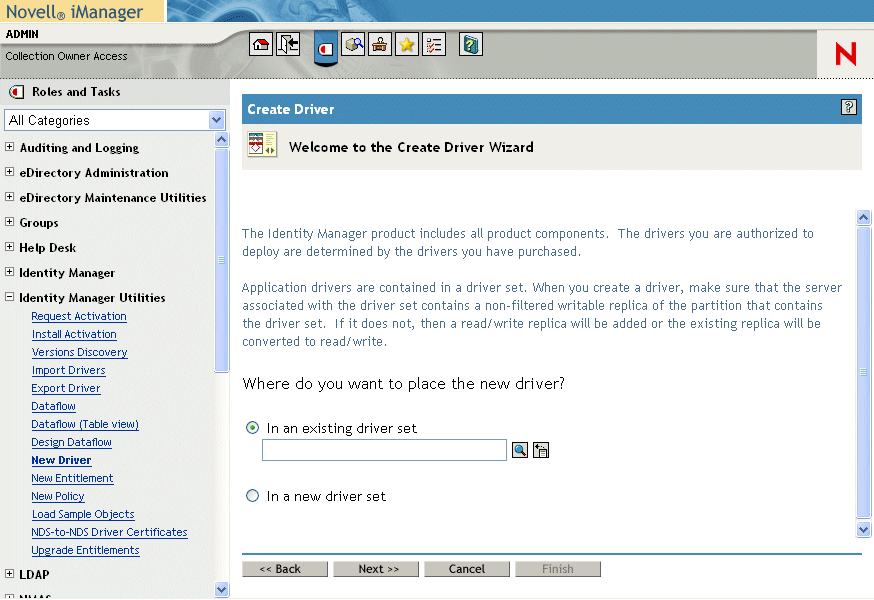 Create driver