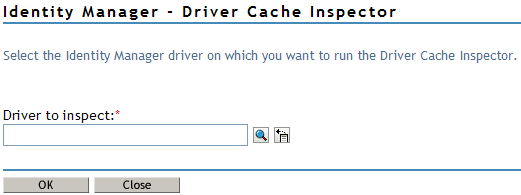 Identity Manager Driver Cache Inspector