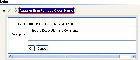 Name of the rule