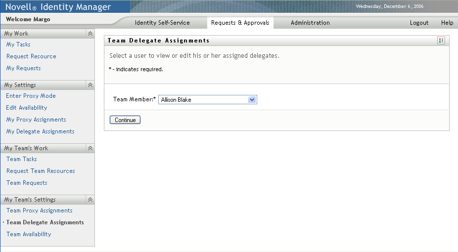 Team Delegate Assignments page 