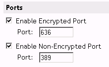 Fields to change port values