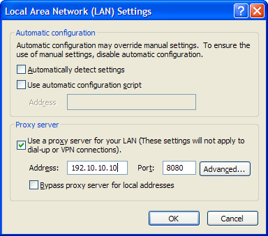 Configuring Internet Explorer