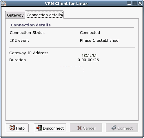 Connection Details