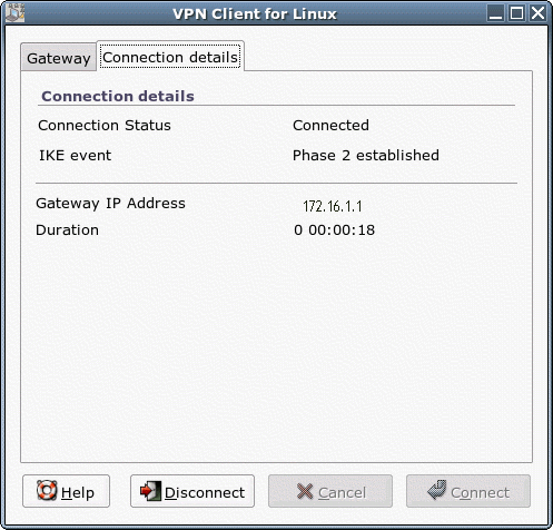 Connection Details