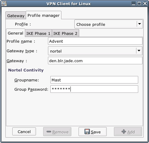 Profile Manager