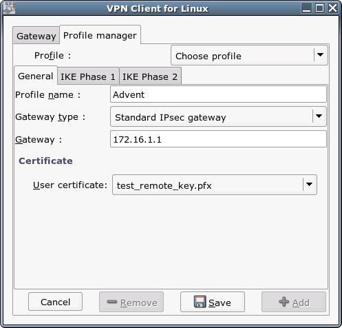 Profile Manager
