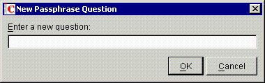 The New Passphrase text box