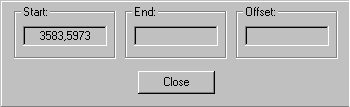 Nslfinder's Start text box