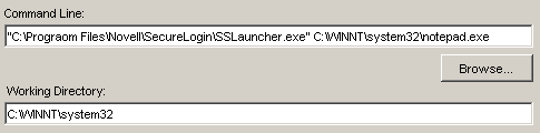 The Command Line edit box