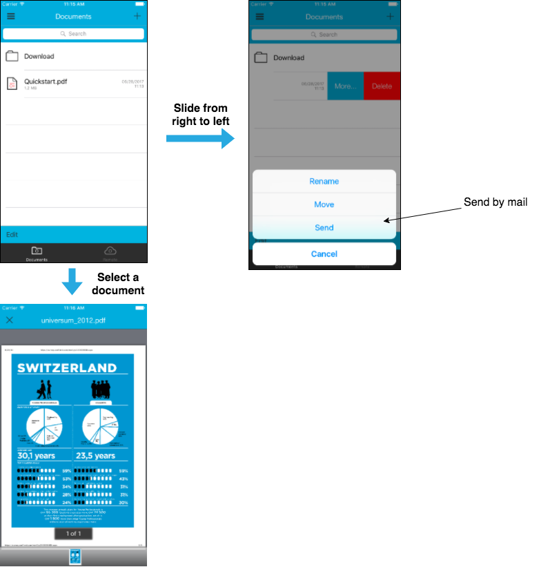 quick workspace documents