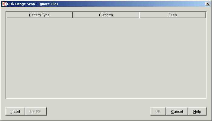 Disk Usage Scan - Ignore Files