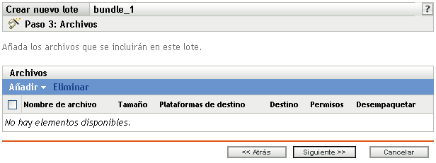 Página Archivos
