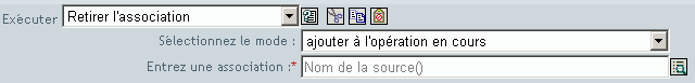 Retirer l'association