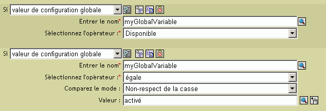Si Variable globale