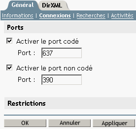 La section Ports