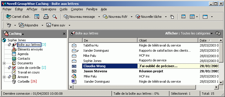 Vue Bote aux lettres
