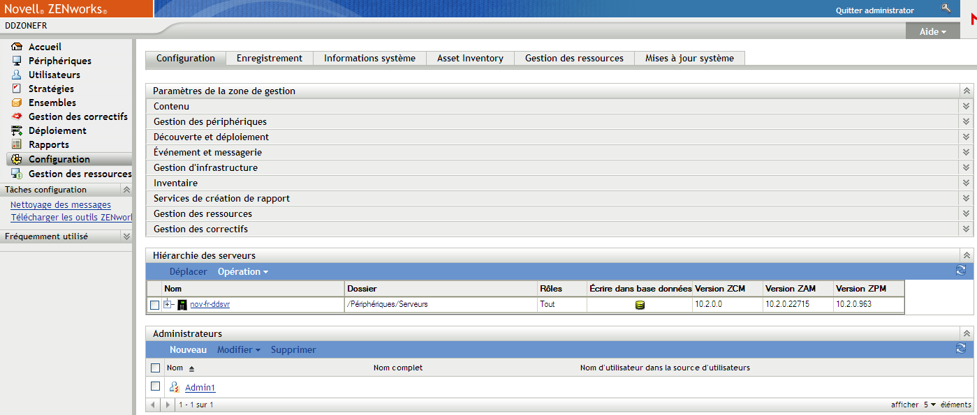 page Configuration
