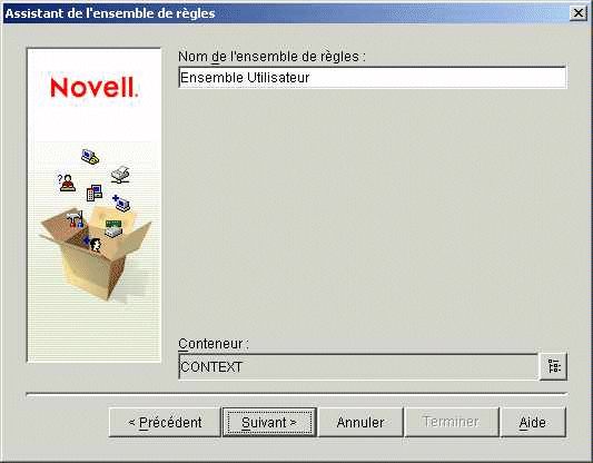 Page de nom de l'ensemble de rgles de l'Assistant de l'ensemble de rgles