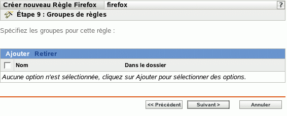 Page Groupes de stratégies