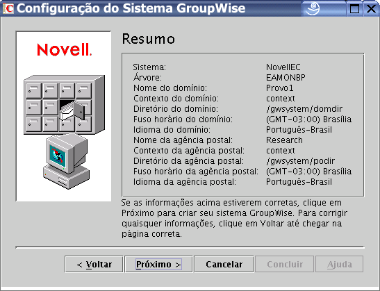 Página Resumo
