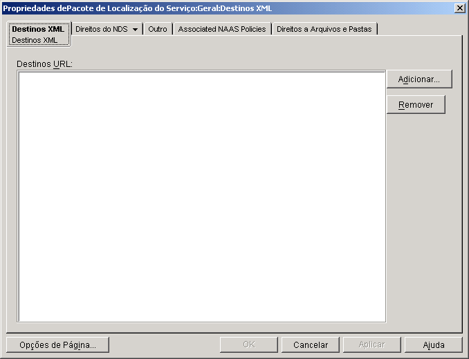 Pgina Destinos XML
