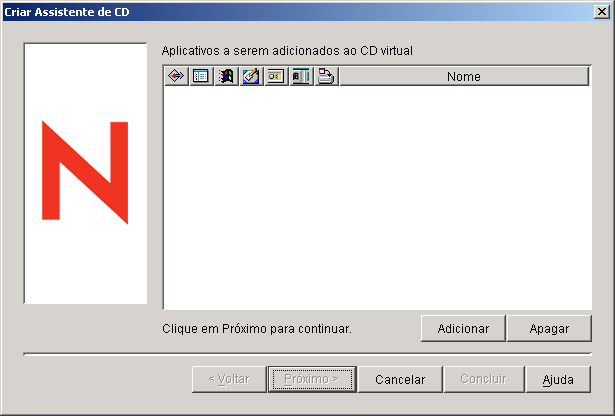 Assistente de Criao de CD: Pgina Associao