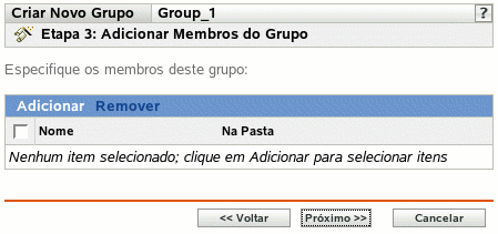 Página Designações de Bundles